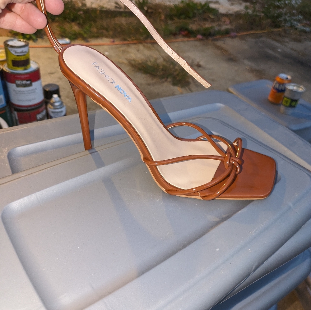 Ankle Strap Heeled Sandals